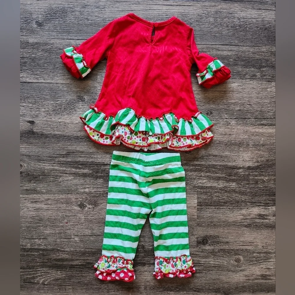 Rare Editions 6 Month Christmas Tree Outfit
